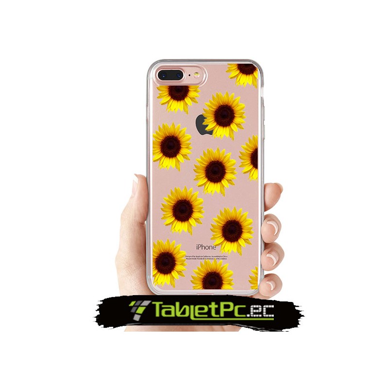 Case Estuche vintage girasoles