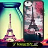 Case Estuche vintage torre eiffel rosa