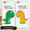 Case Estuche parejas dinosaurios